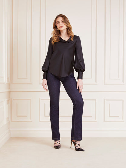 Marciano soft neckline blouse