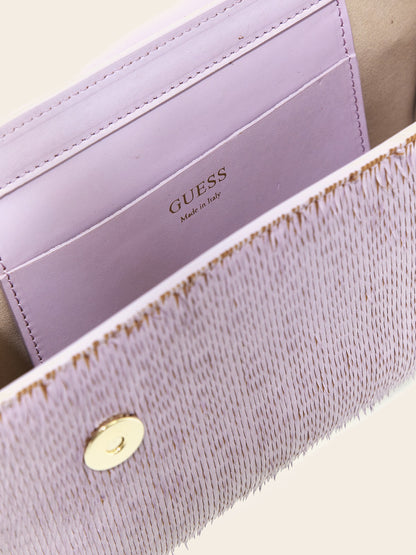 Alia Foiled Leather Handbag