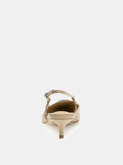 Jesson genuine leather slingbacks