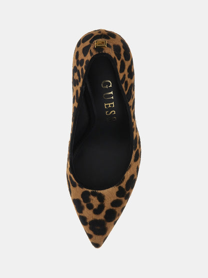 Trackern genuine leather court shoes