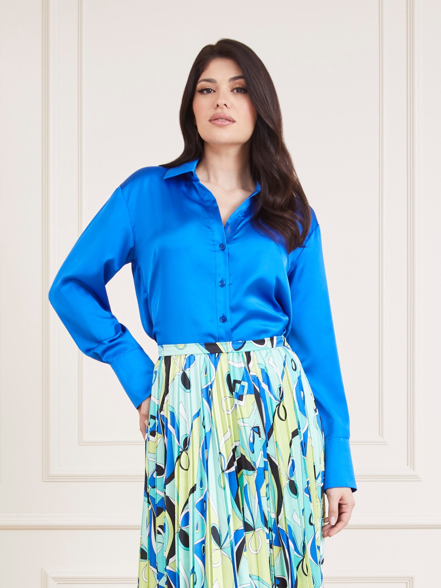 Marciano satin shirt
