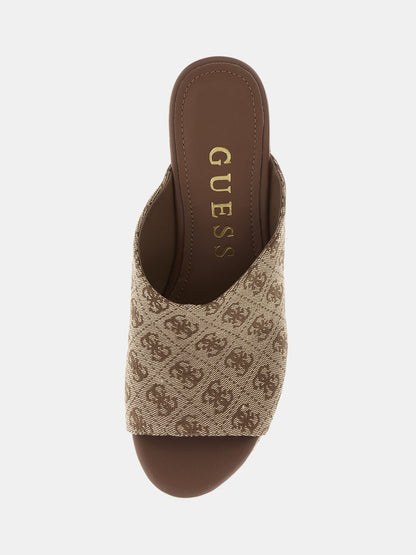 Yaki 4G logo sandals