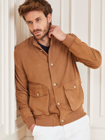 Marciano perforated suede jacket