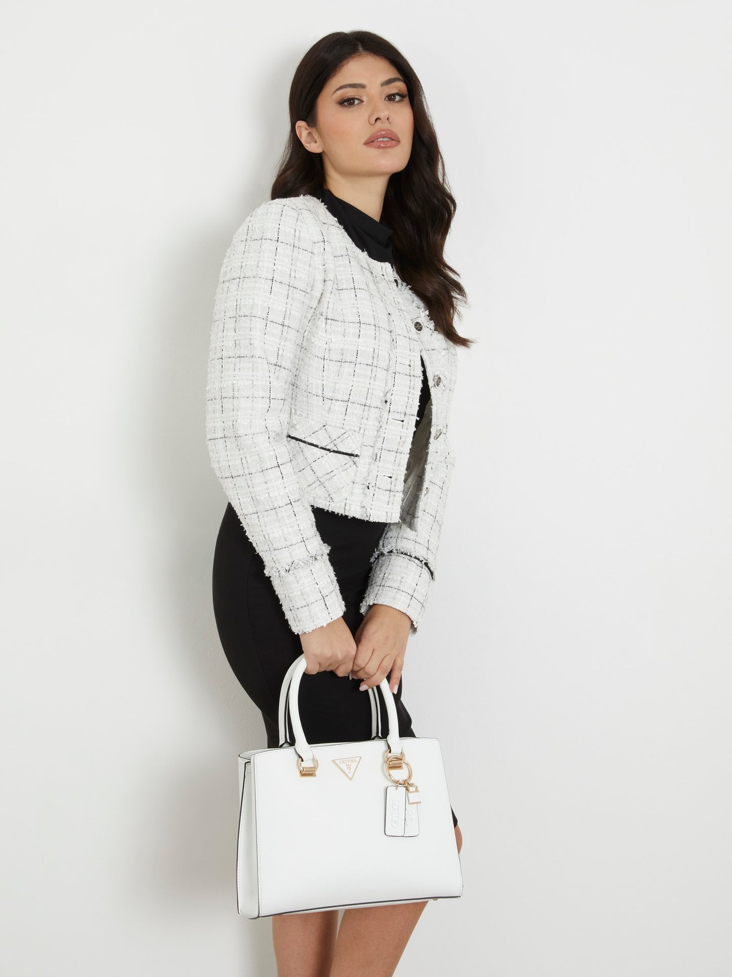 Noelle Saffiano Handbag