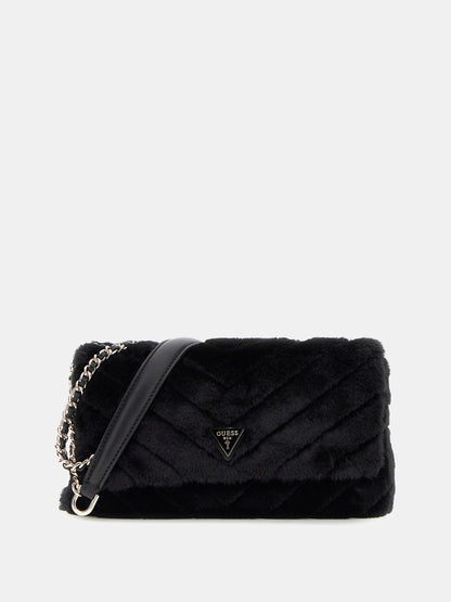 Katine faux fur crossbody bag