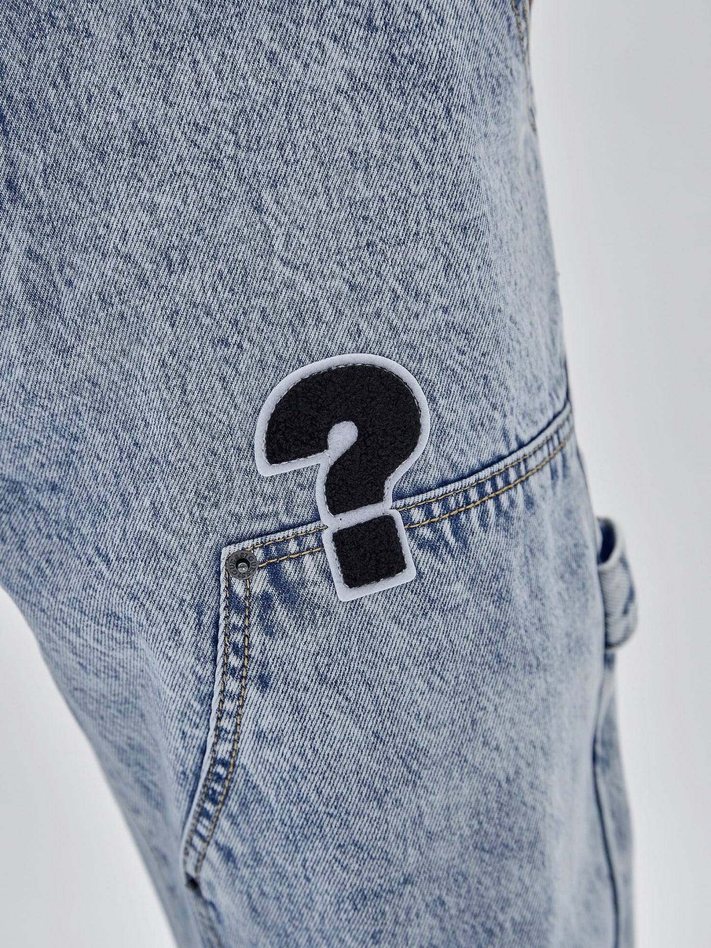 High rise carpenter denim pant