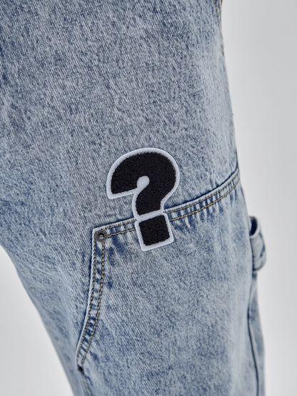 High rise carpenter denim pant