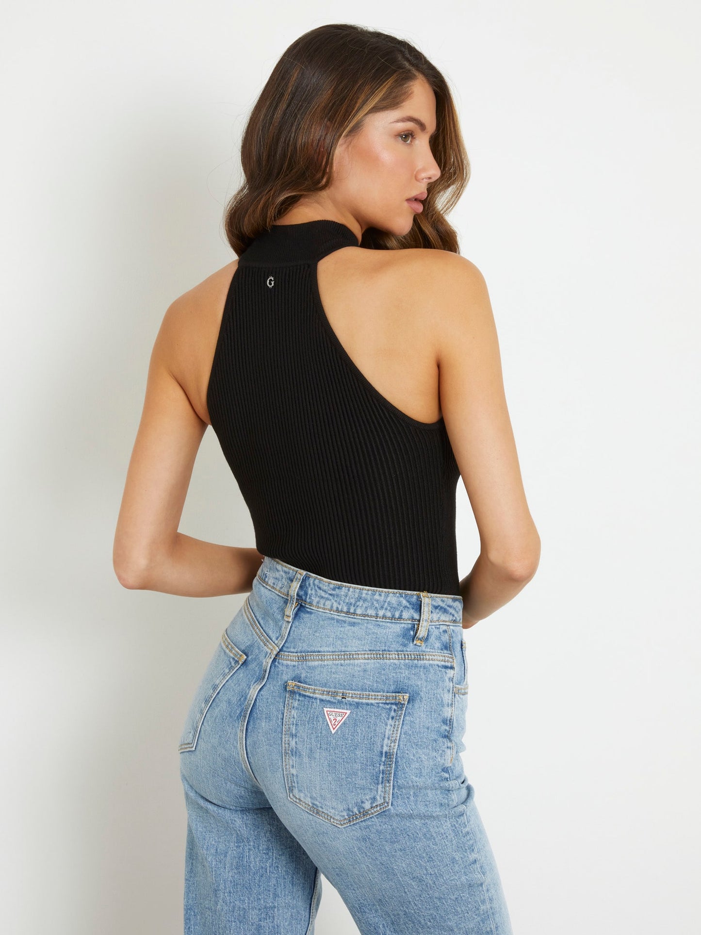 Rib sweater top
