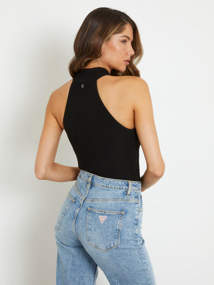 Rib sweater top