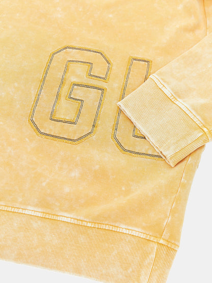 Side logo patch sweatshirt