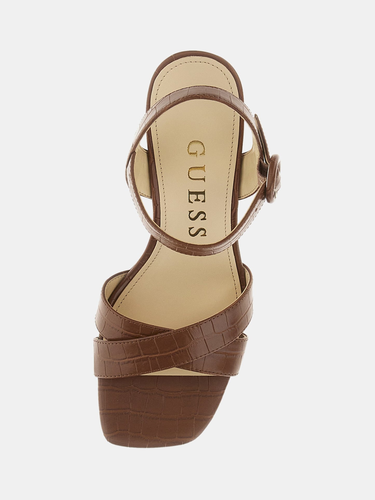 Milano croc-print sandals