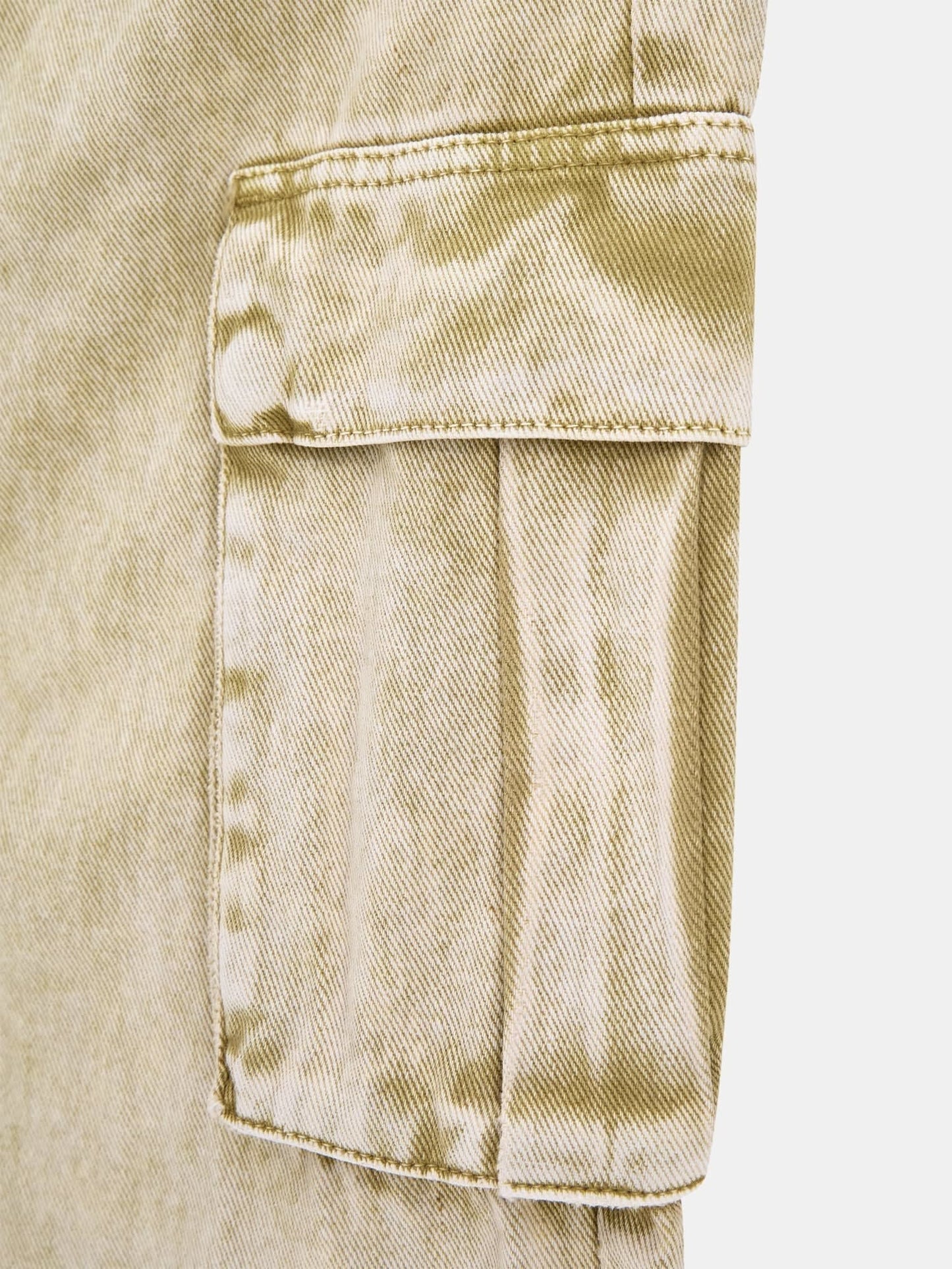 Cargo denim pant
