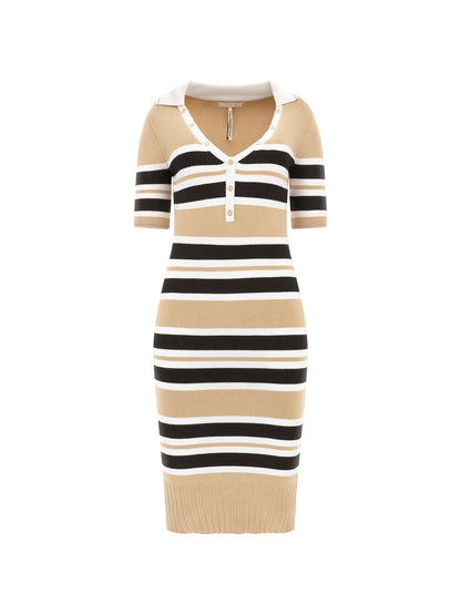Polo mini sweater dress