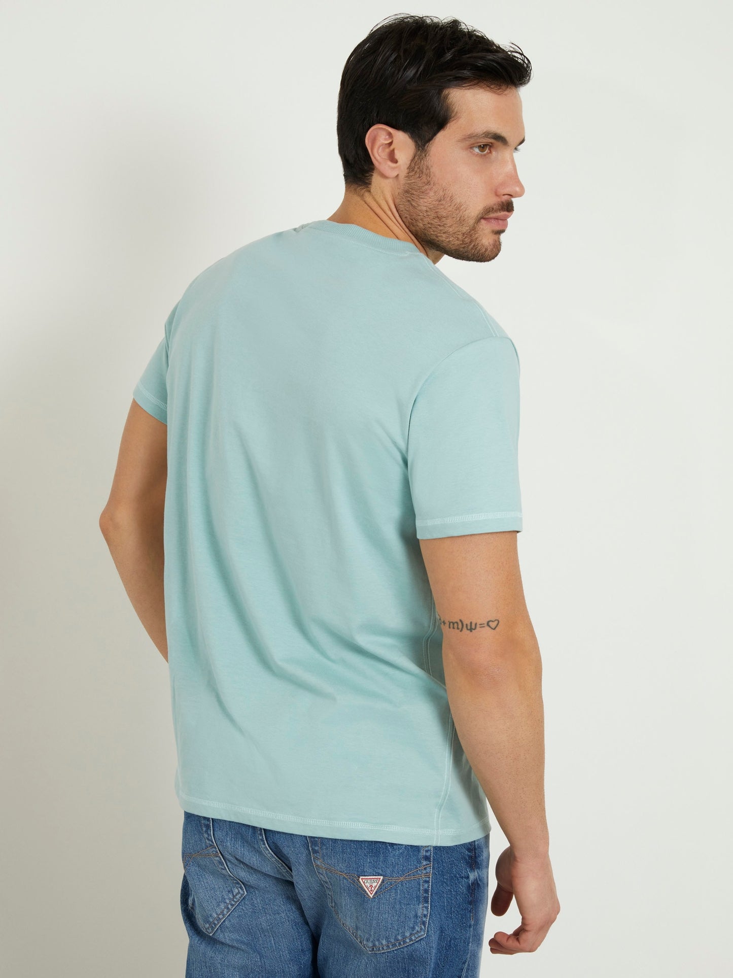 Embroidered triangle logo t-shirt