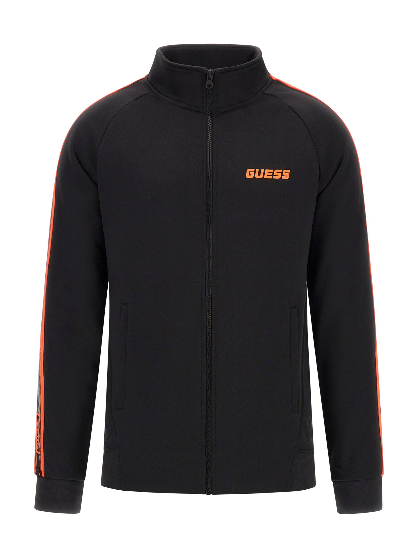 Side band zip sweatshirt