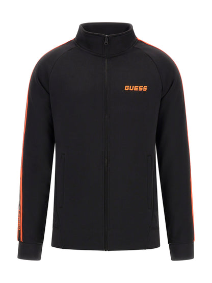 Side band zip sweatshirt