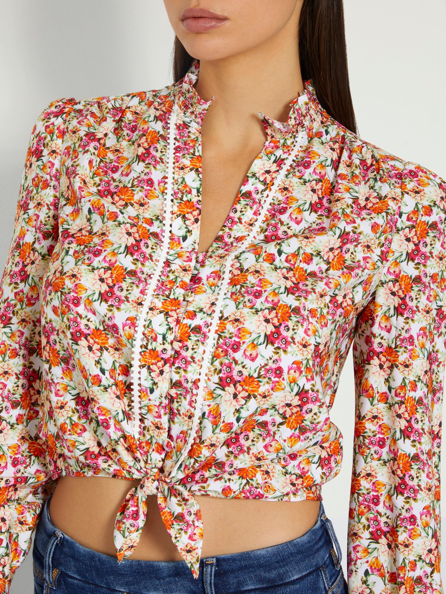 Floral print shirt