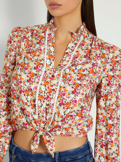 Floral print shirt