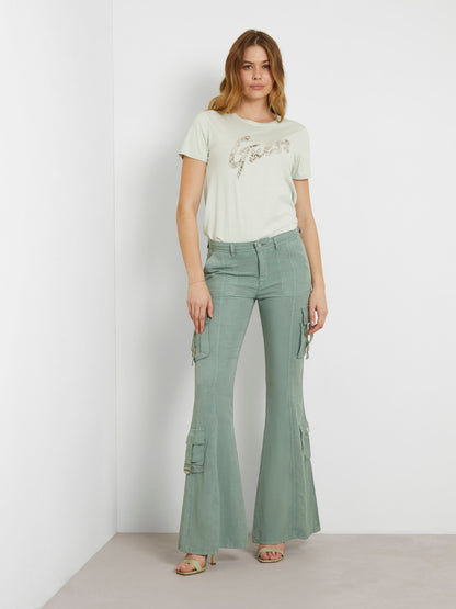 Mid rise cargo pant