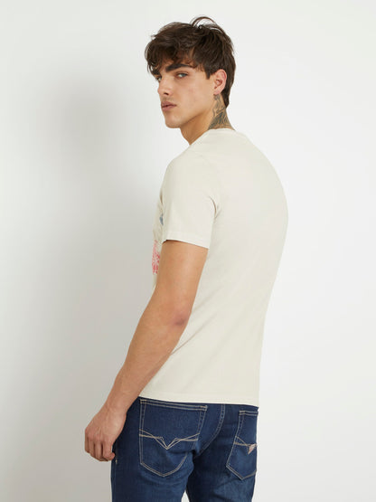 Floral embroidery t-shirt