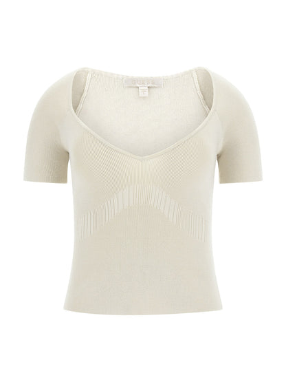 Rib sweater top
