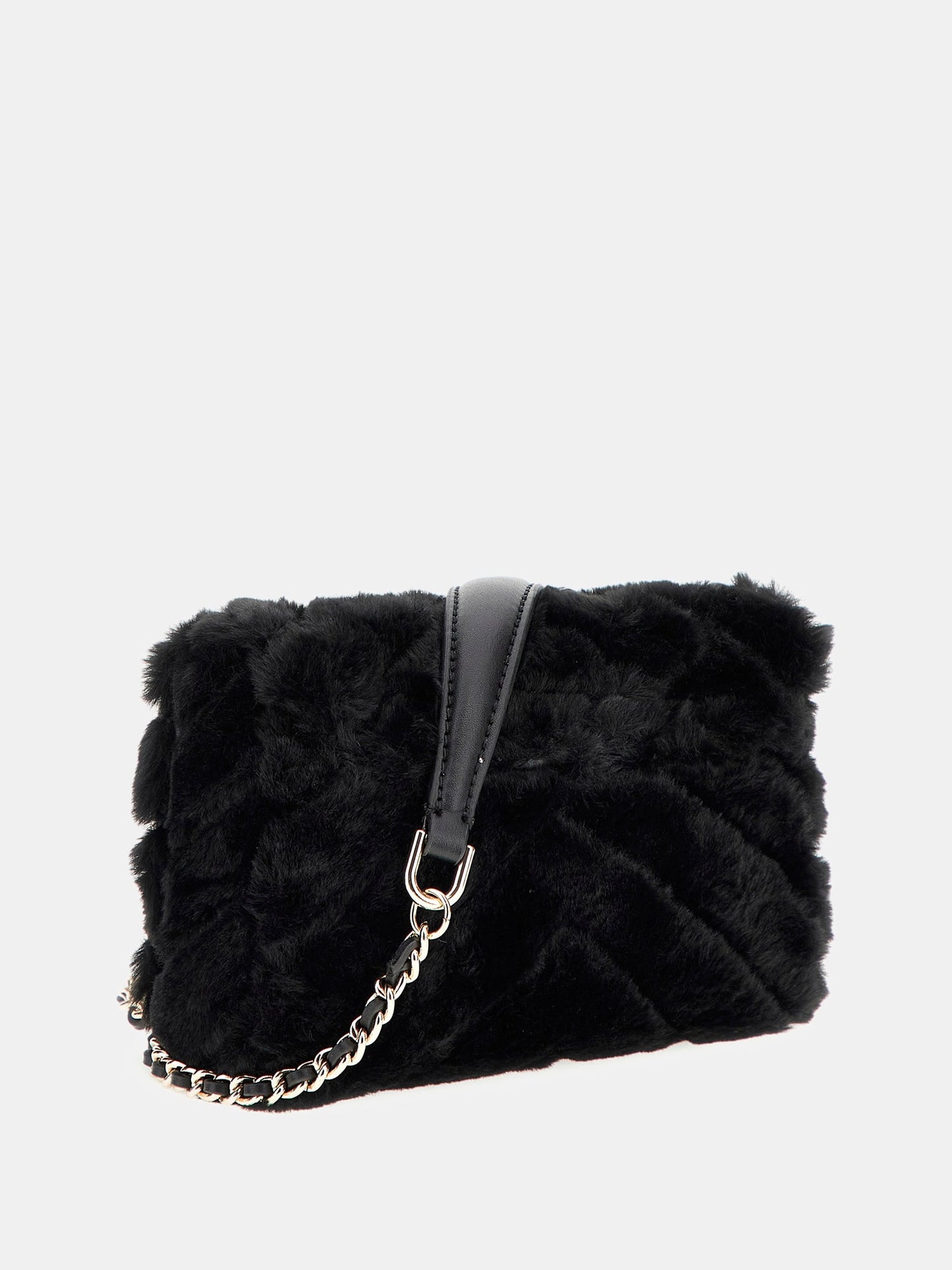 Katine faux fur mini crossbody bag