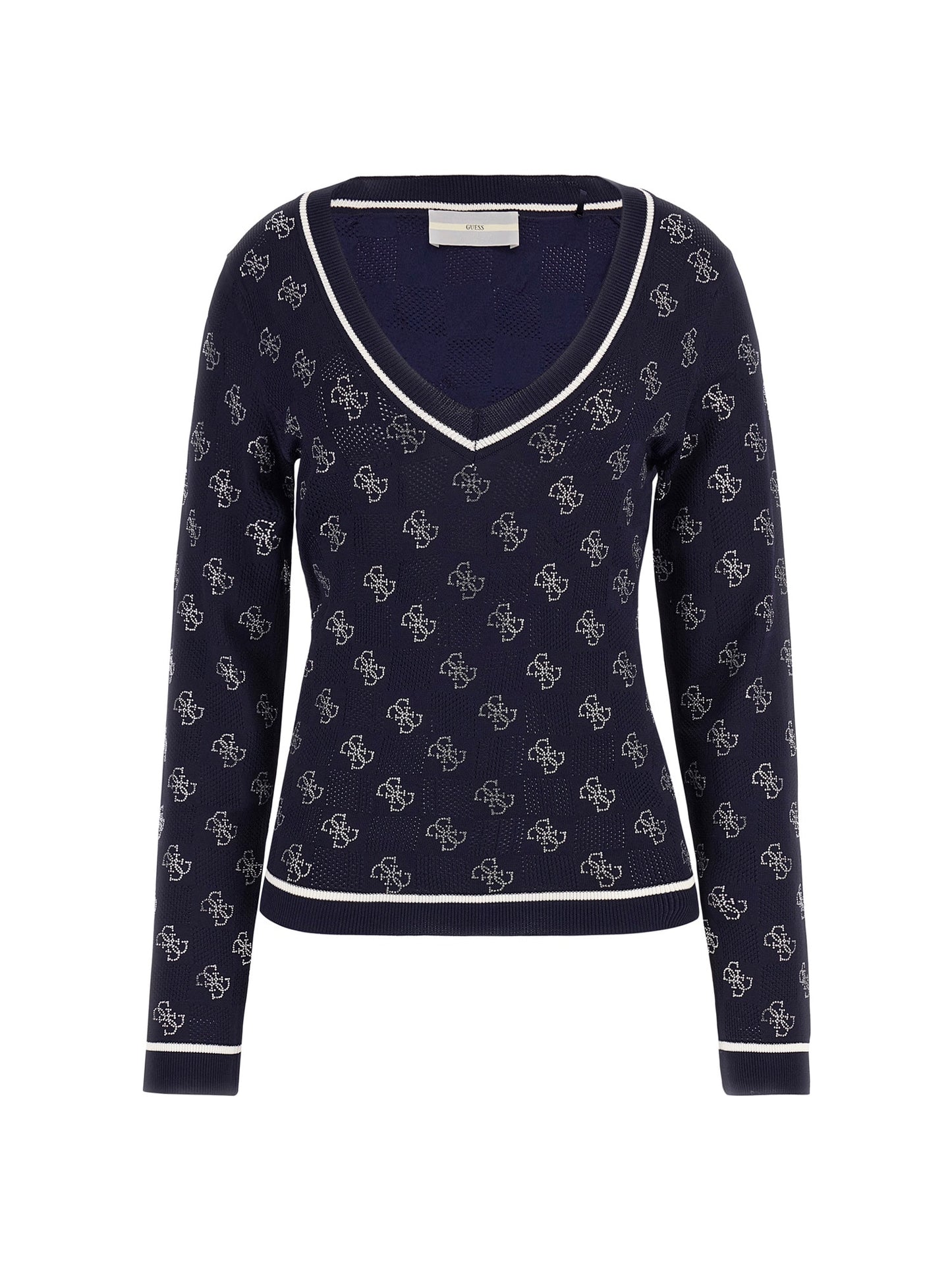 Rhinestones logo sweater