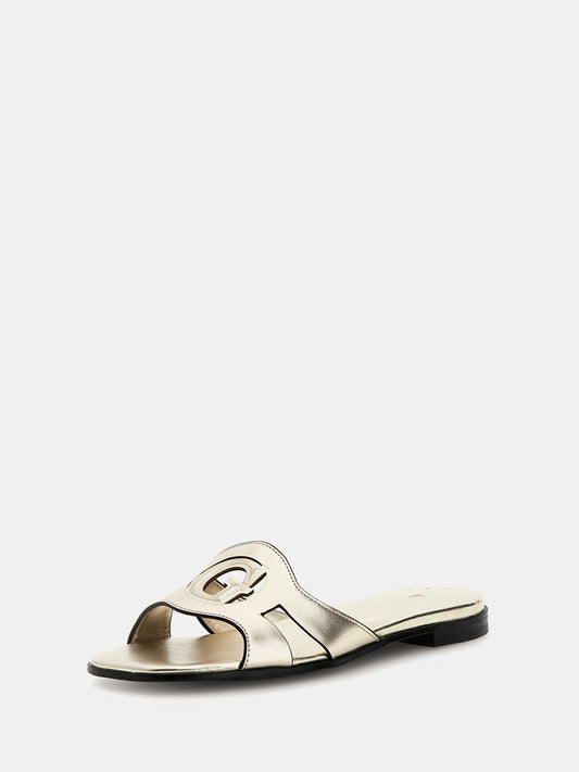 Ciella foiled leather sandals