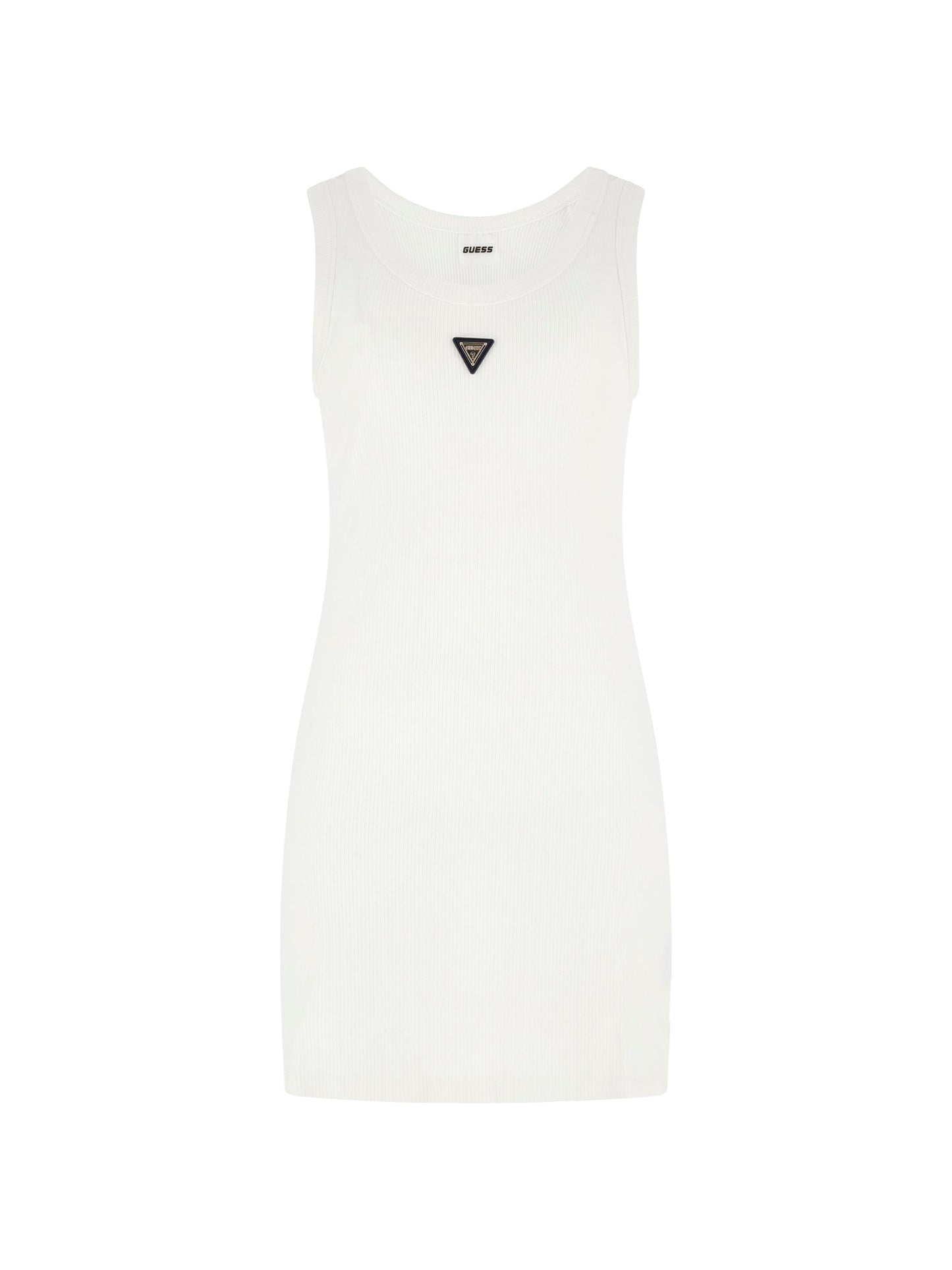 Rib knit mini dress
