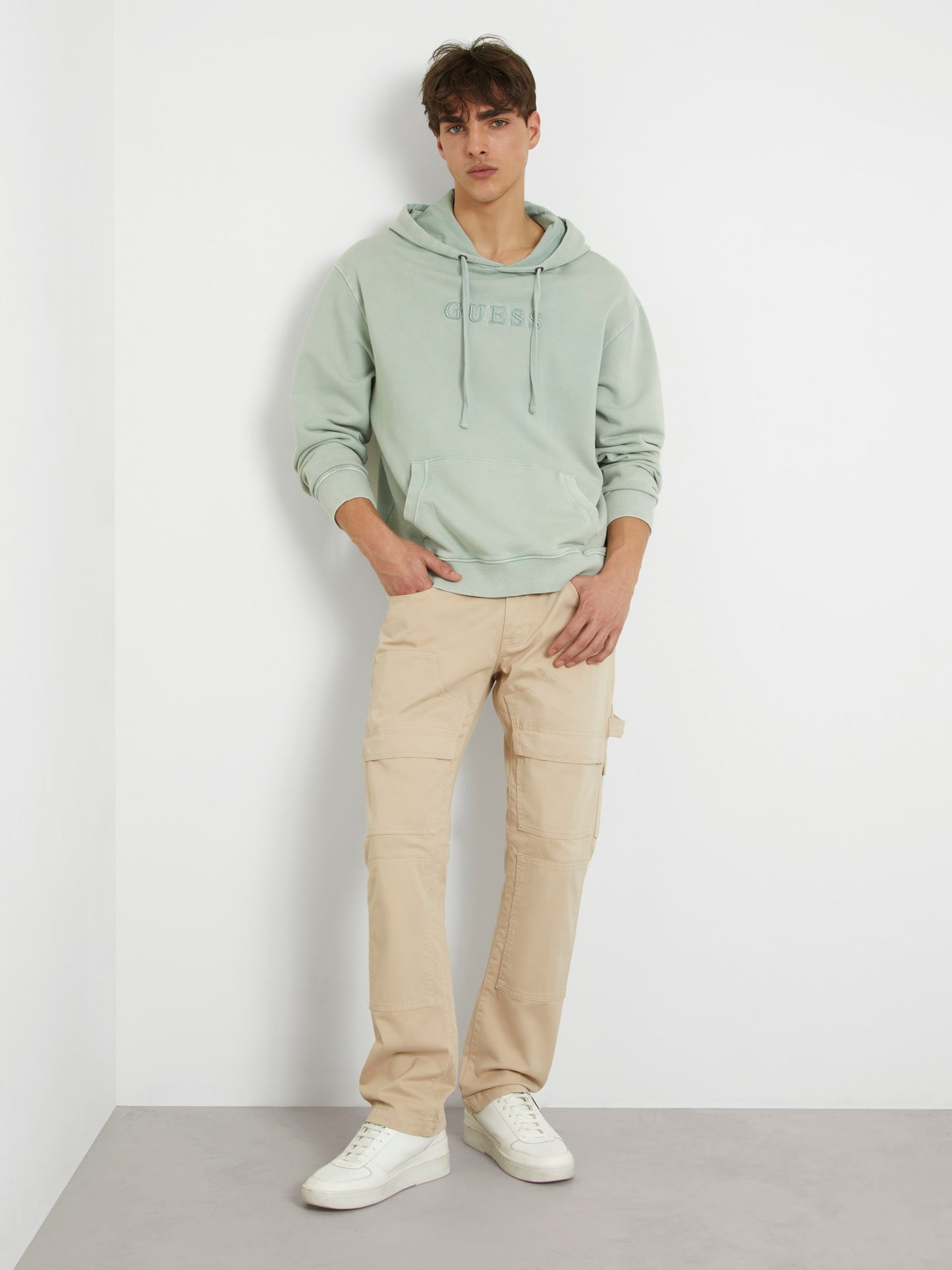 Embroidered logo sweatshirt