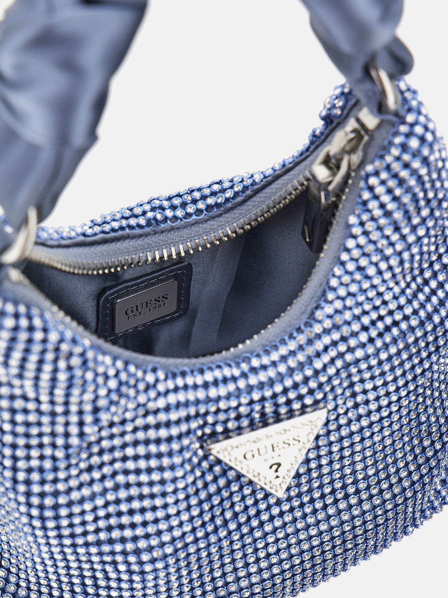 Lua rhinestone-detailed mini handbag