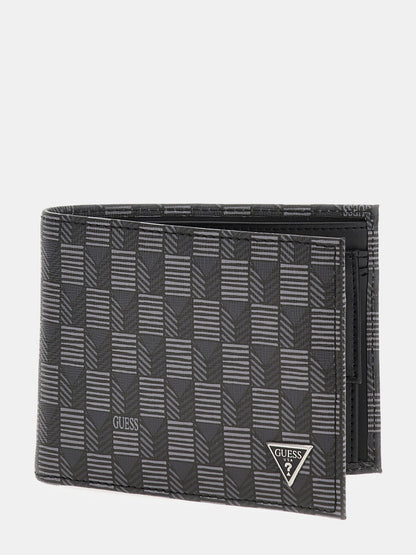 Mito geometric print purse
