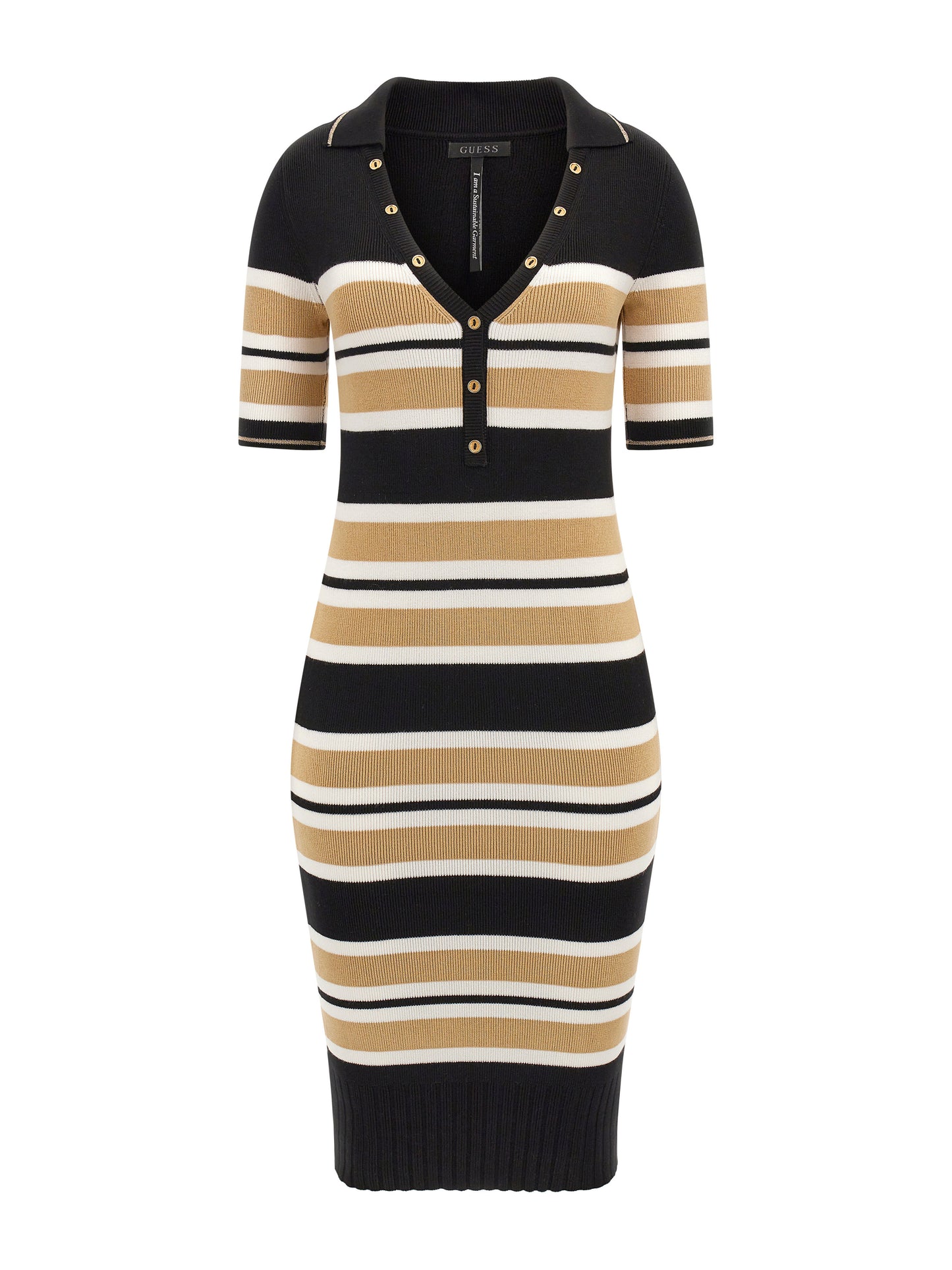 Polo mini sweater dress
