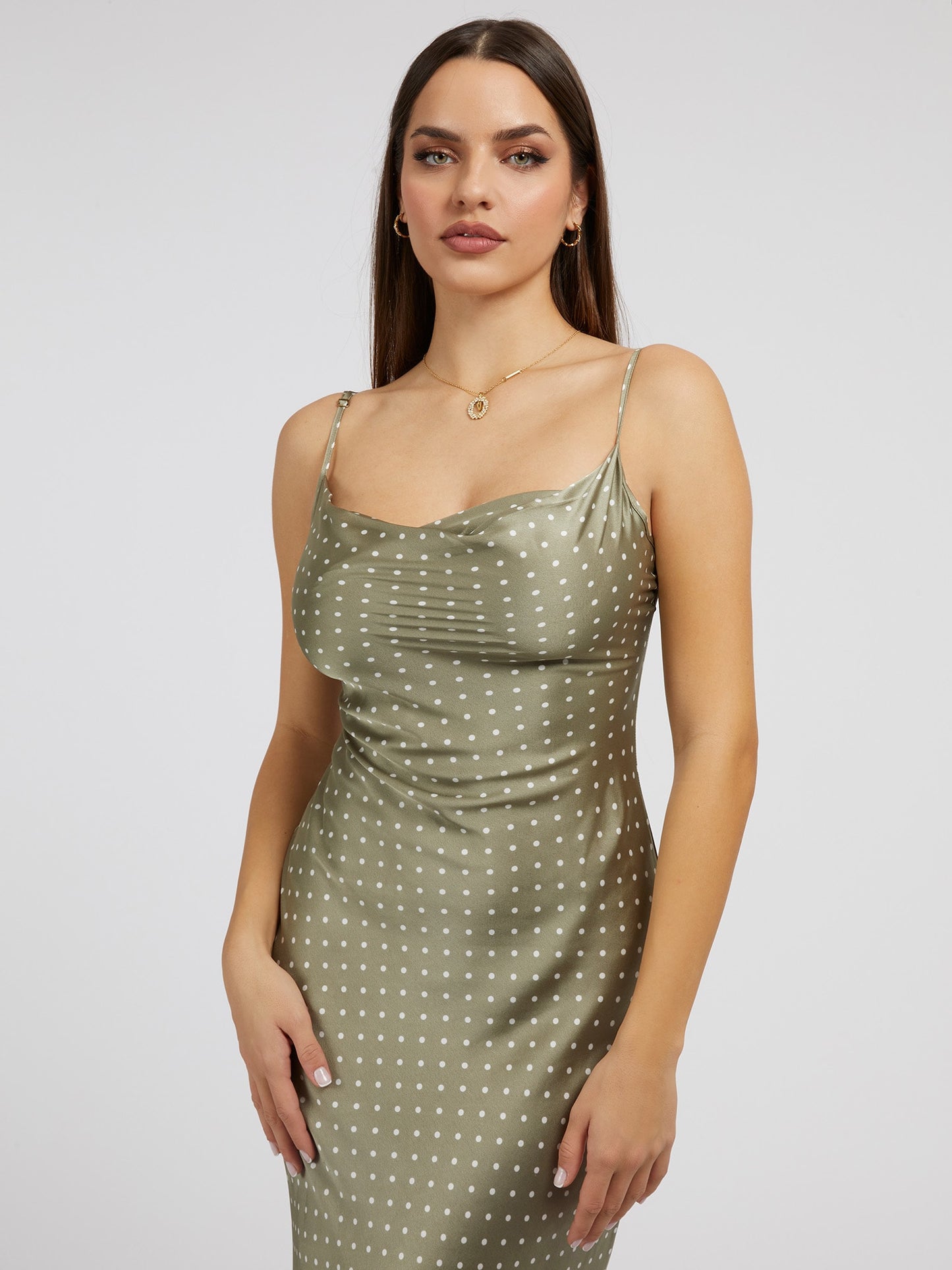 Satin slip dress