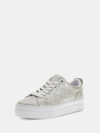 Gianele laminated sneakers