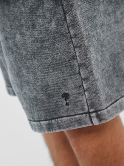 Small logo embroidery short
