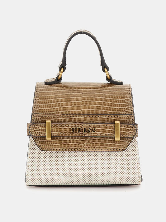 Sestri croc-look mini handbag