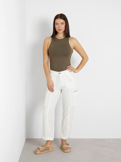 Mid rise cargo pant