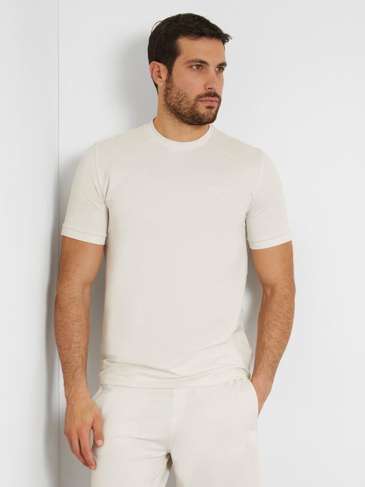 Small triangle logo stretch t-shirt