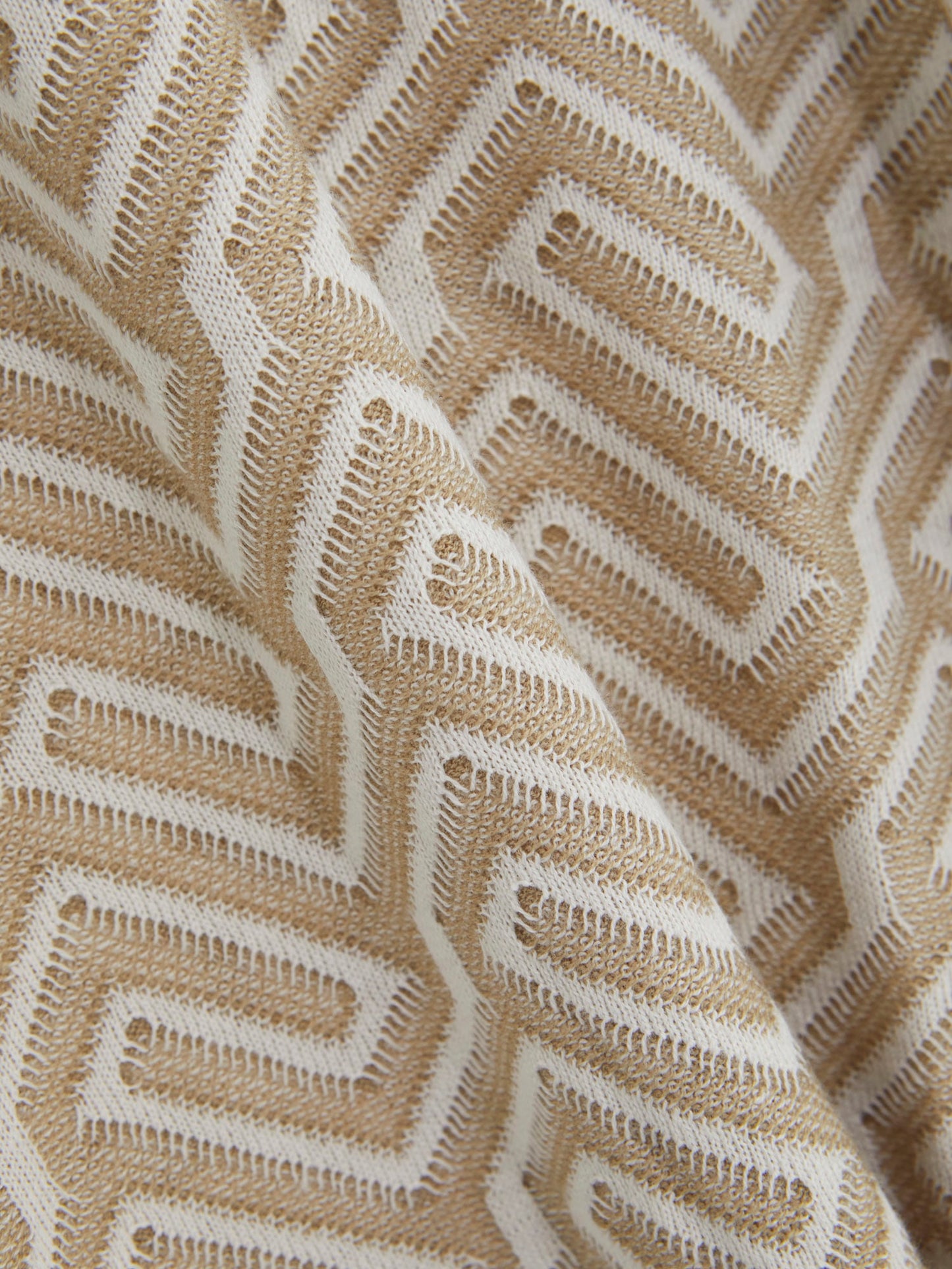 Geometric jaquard sweater