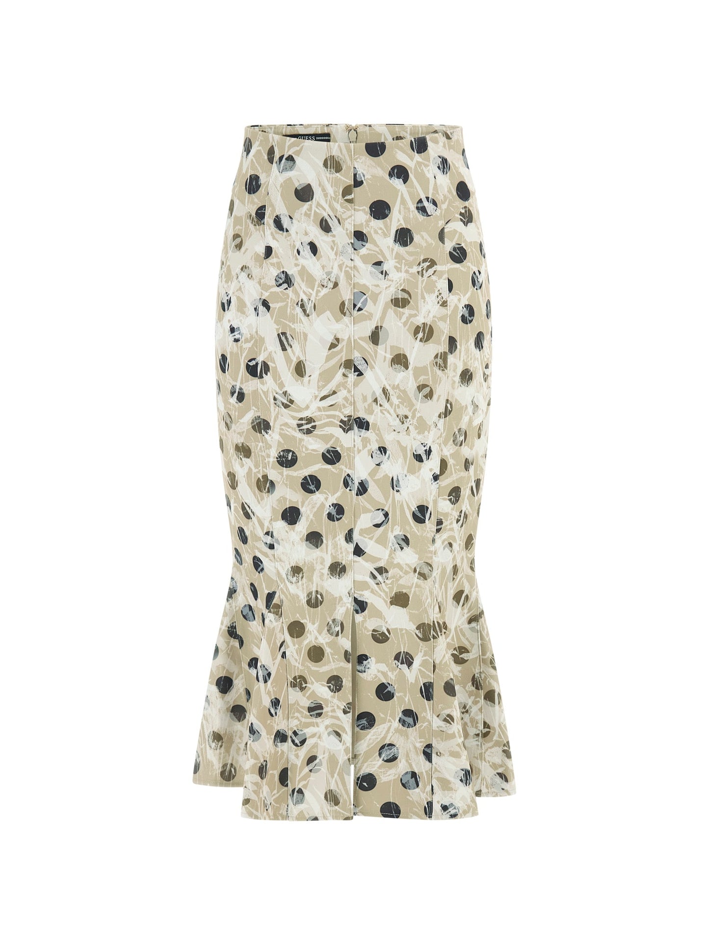 Polka dots midi skirt