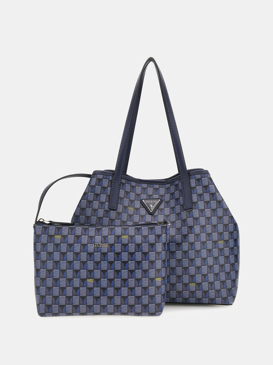 Vikky geometric-print shoulder bag