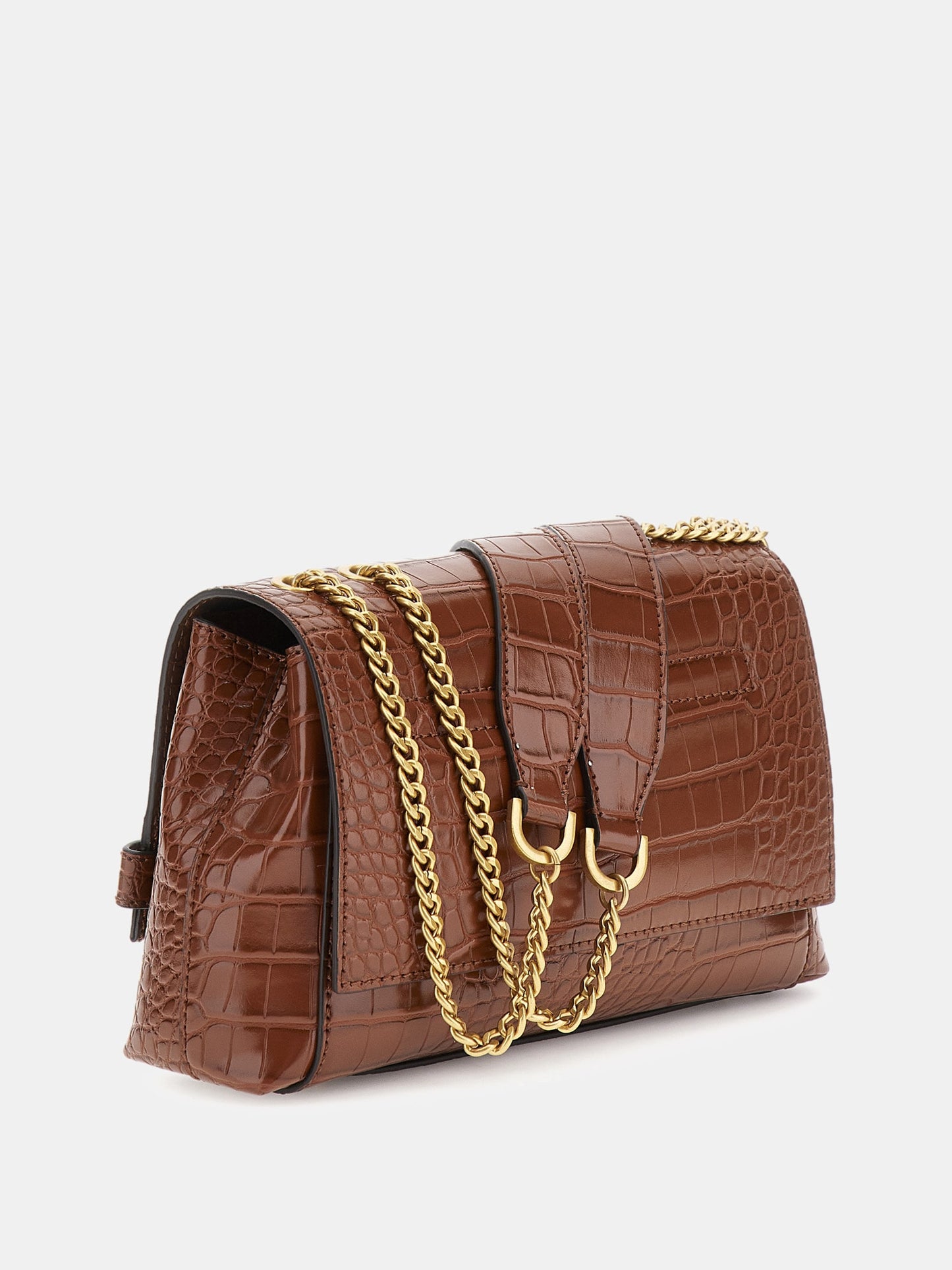 Sestri croc-print crossbody bag