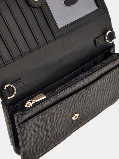 Noelle saffiano mini crossbody
