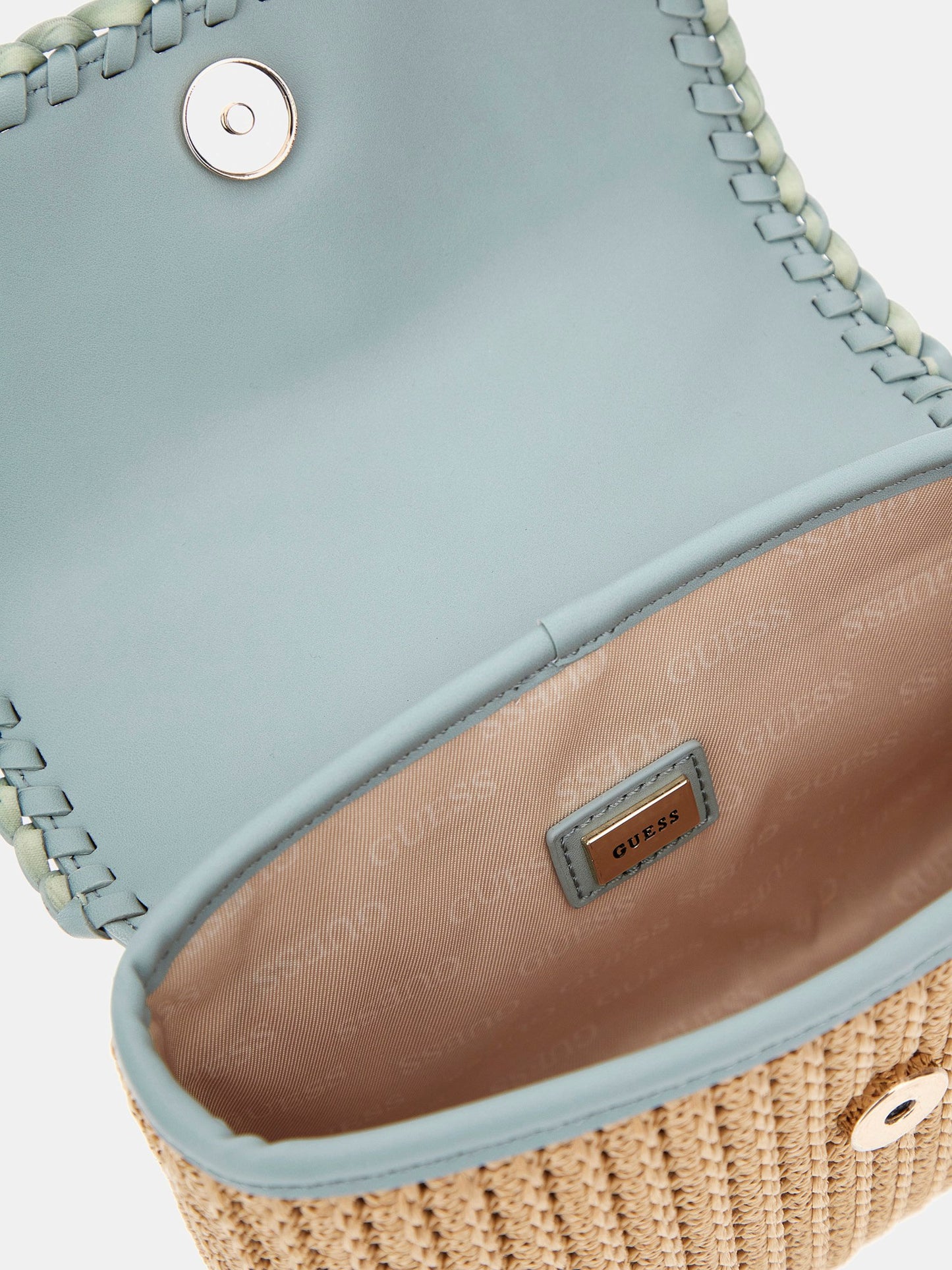 Heloisa raffia crossbody bag