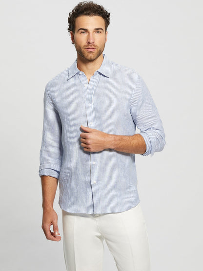 Striped linen shirt