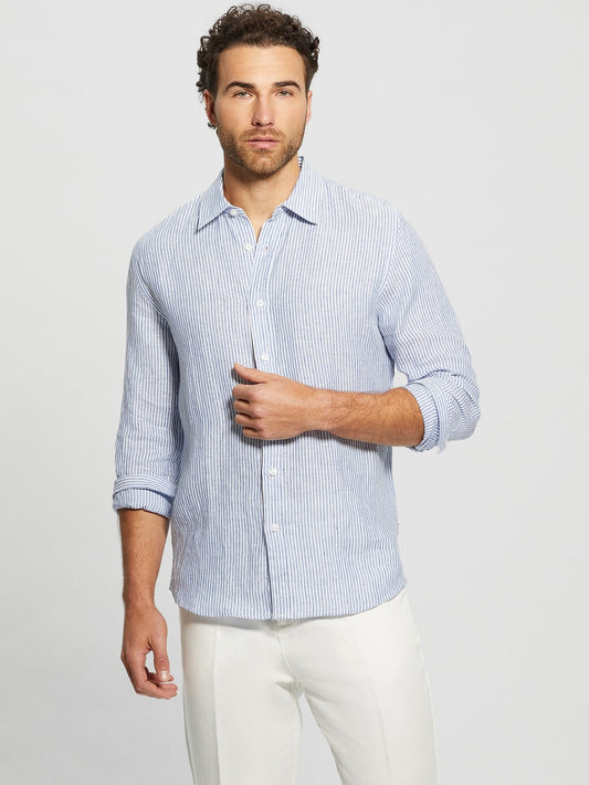 Striped linen shirt