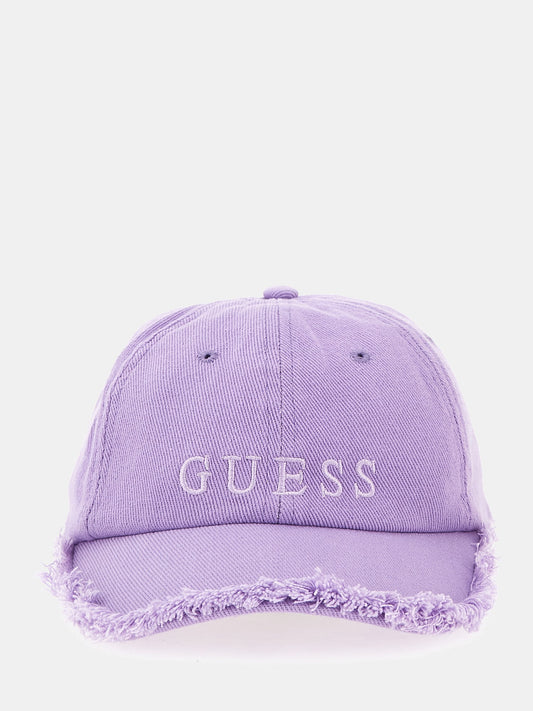 Baseball cap with logo lettering