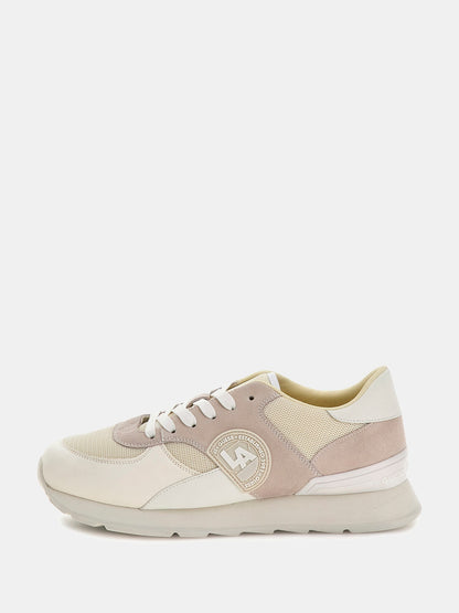 Fano mixed-leather running shoes_Men