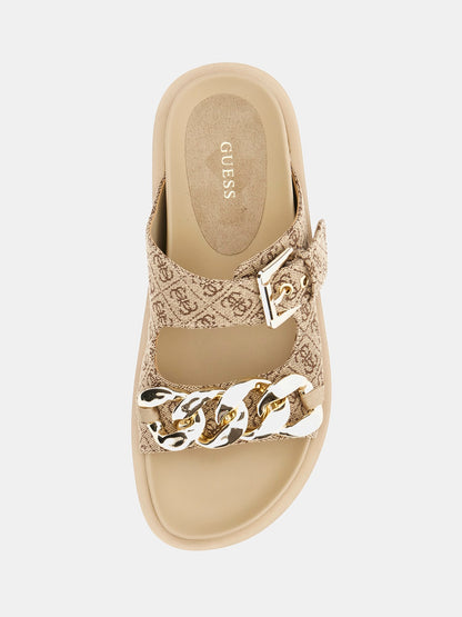 Fatema 4G logo slipper